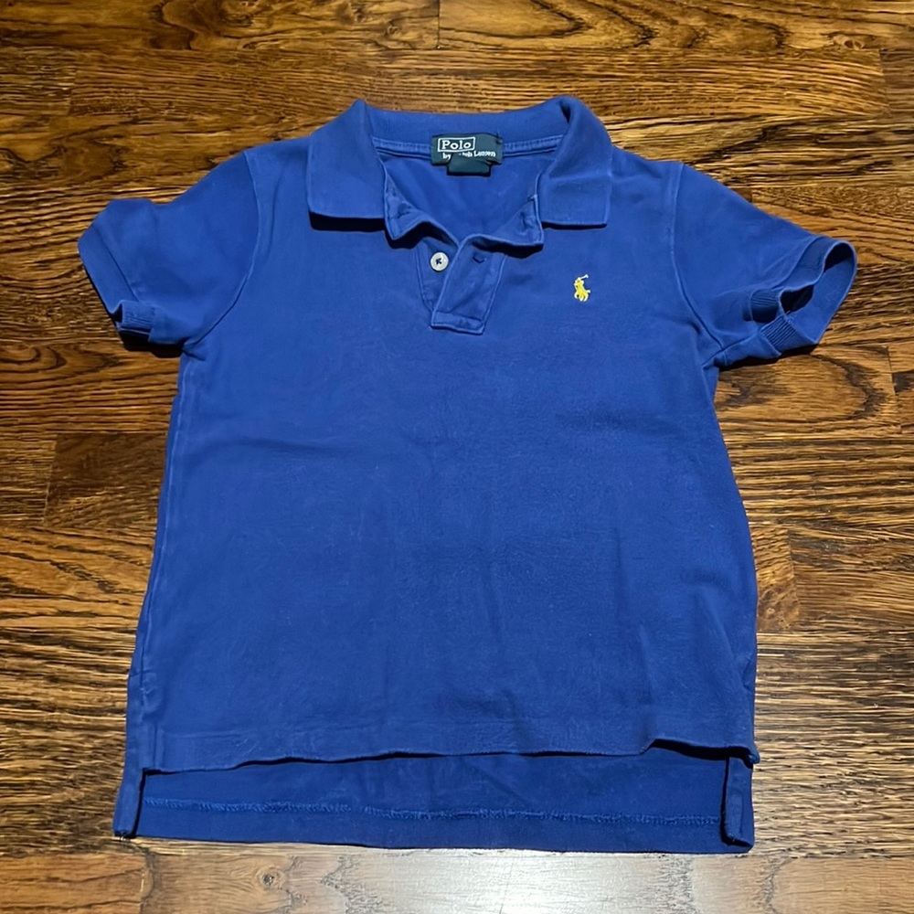Polo Ralph Lauren t shirt blue 4 4t boy